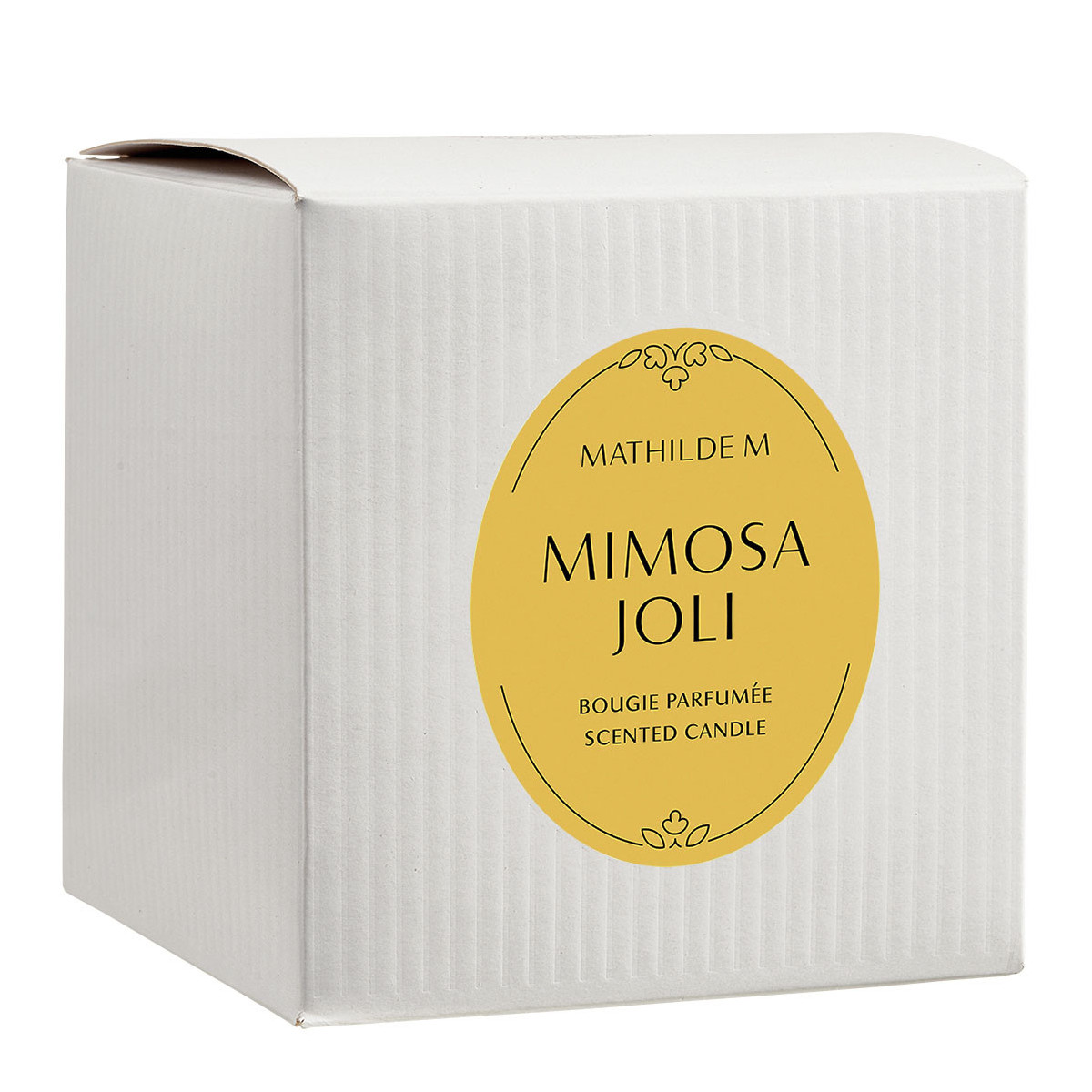 Bougie parfumée 400 g - Mimosa Joli transparent, MATHILDE M
