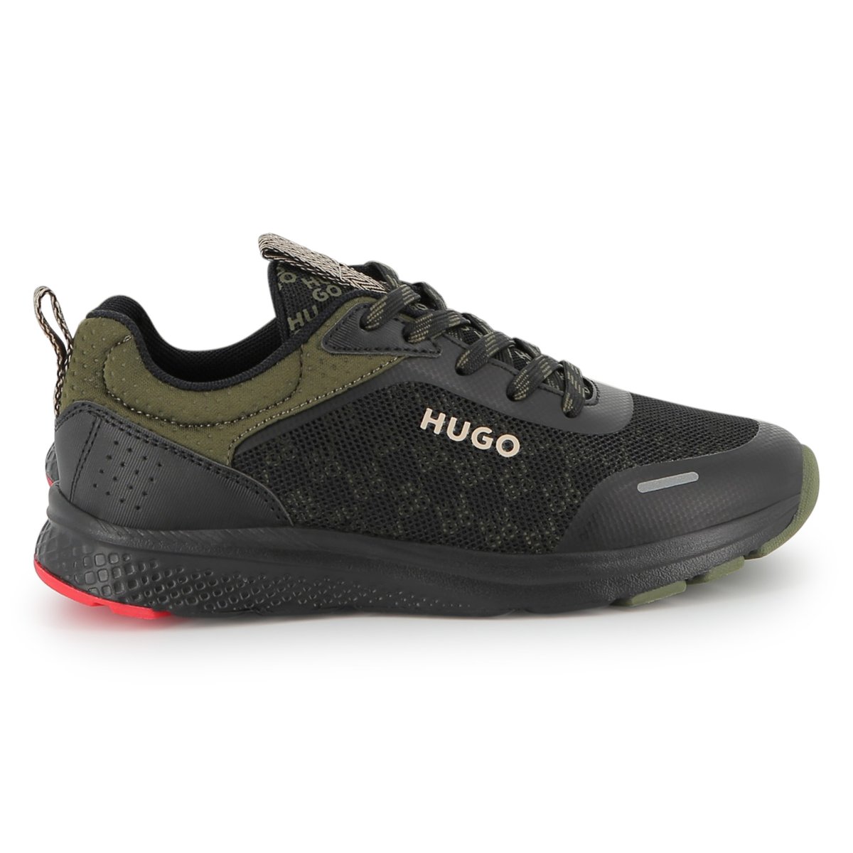 Sneakers in tessuto black, HUGO KIDSWEAR