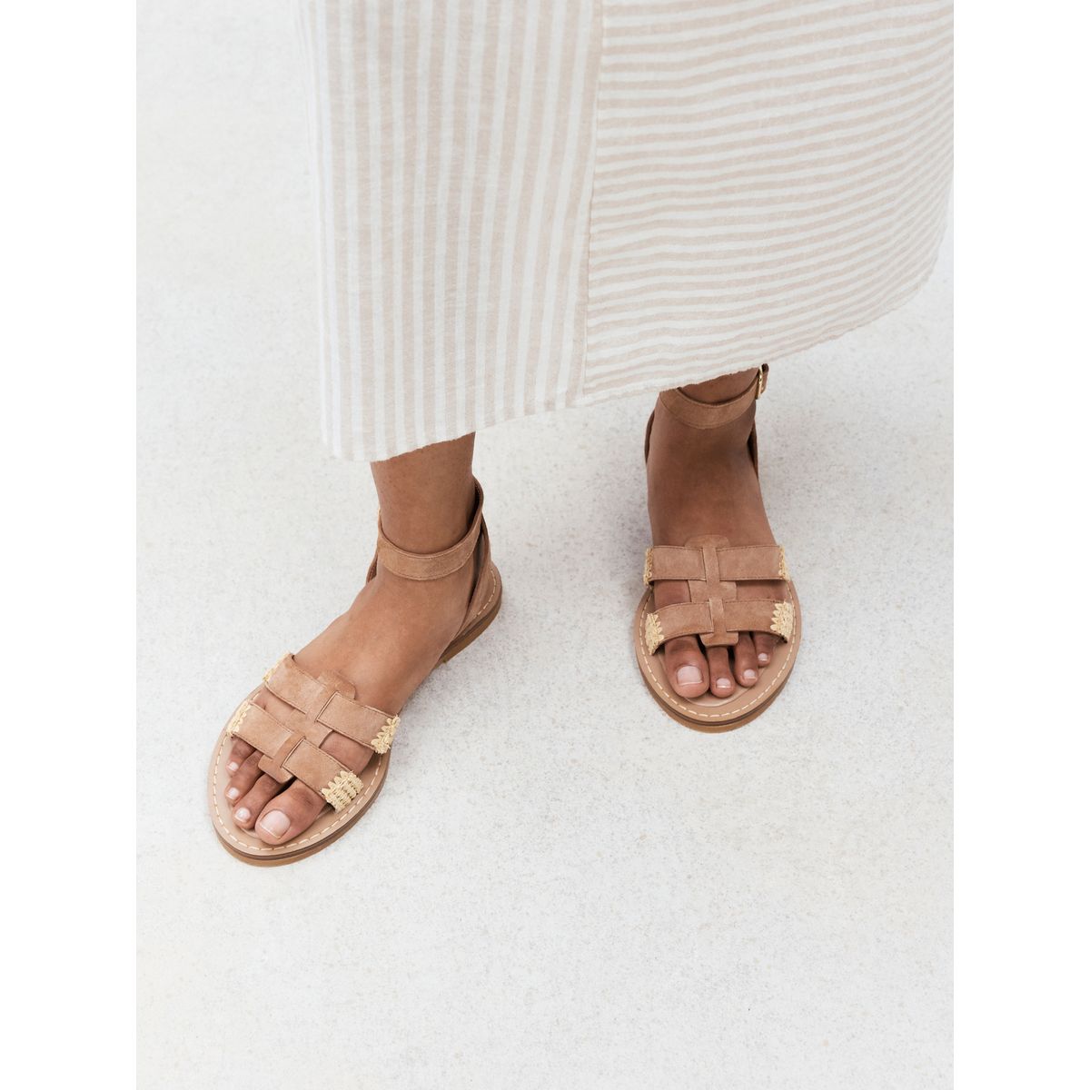 Sandales camel/marron, NEXT