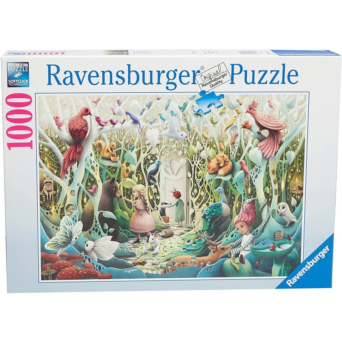 Puzzle 1000 pièces - Le jardin secret / Demelsa Haughton couleur unique, RAVENSBURGER