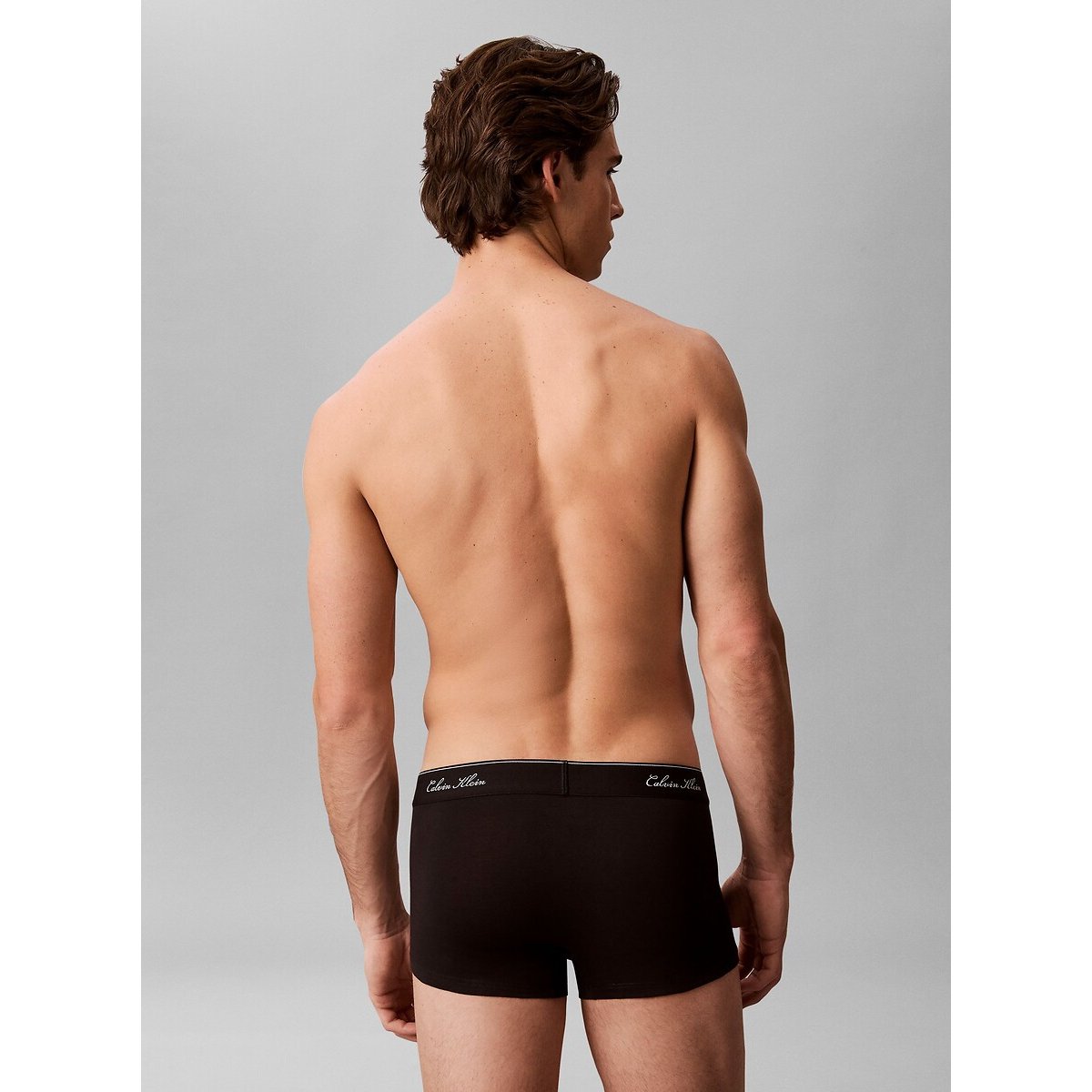 Lot de 3 caleçons, taille basse, Icon Cotton Stretch noir + noir + noir, CALVIN KLEIN UNDERWEAR