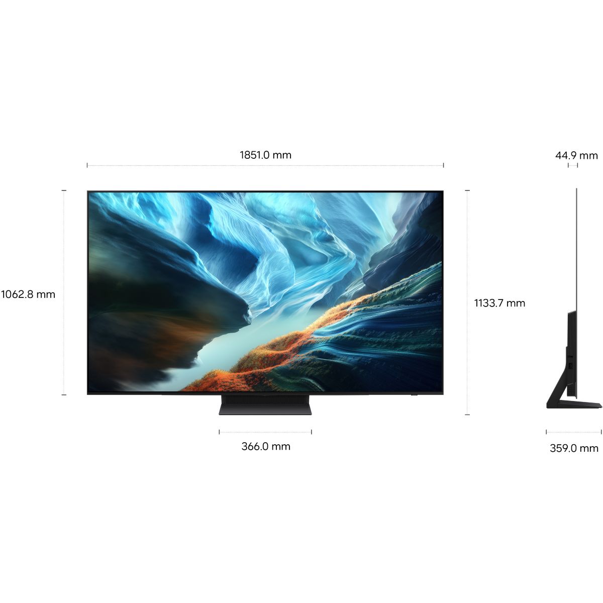 TV OLED TQ83S92H (2026) 83" (209 cm) 4K - Expérience Gaming, Smart TV avec IA, anti-reflet couleur unique, SAMSUNG