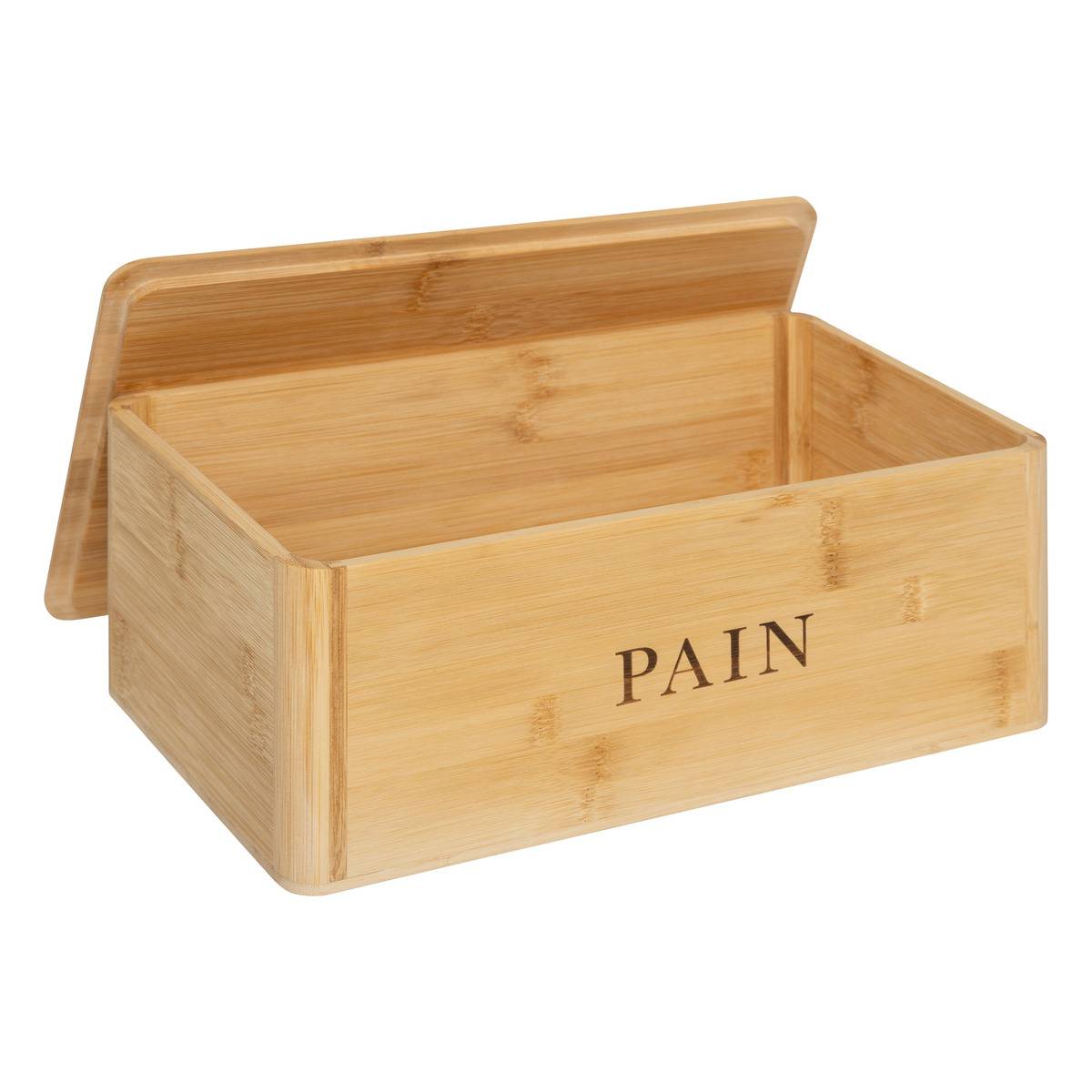 Boîte à pain en bambou beige, 5FIVE SIMPLY SMART