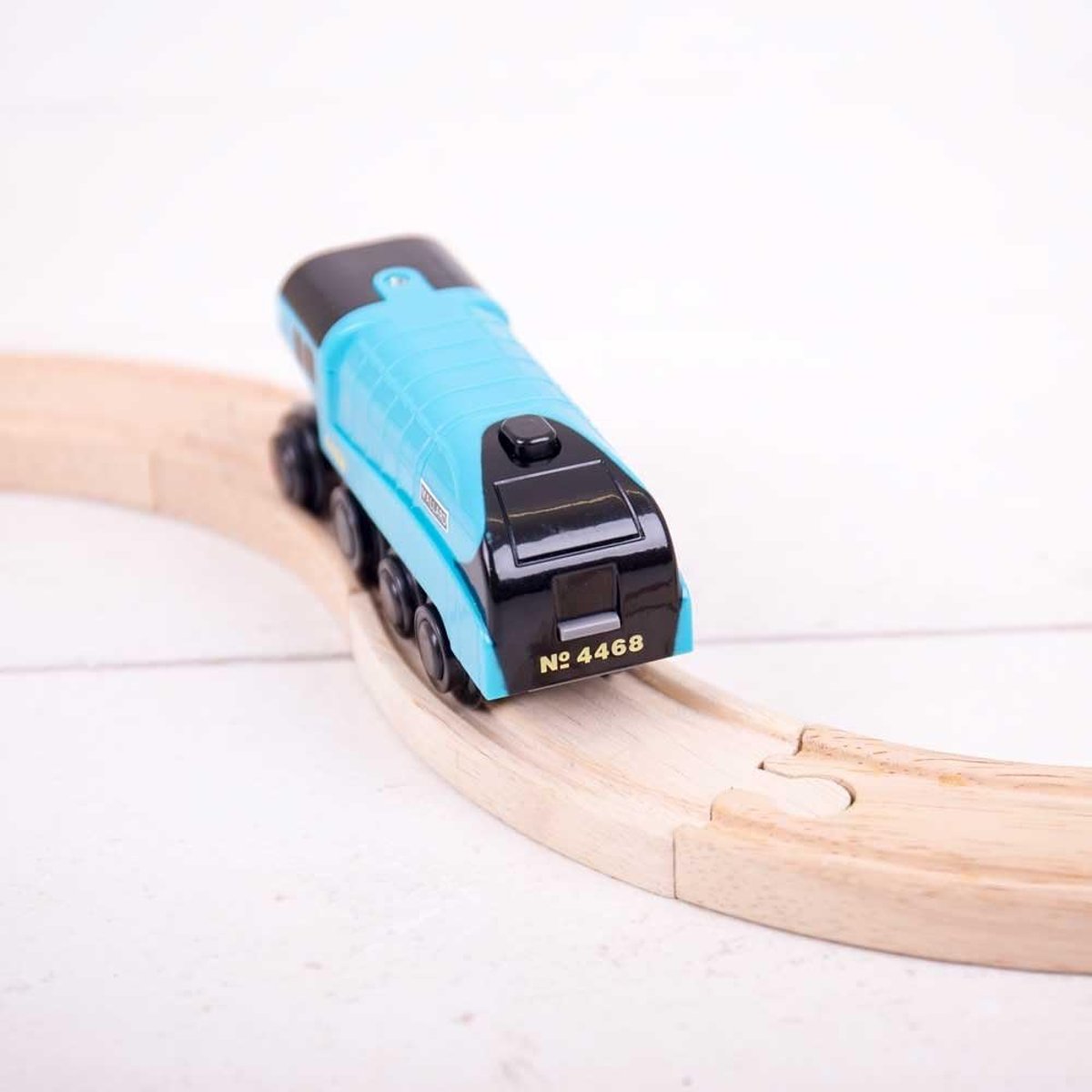 Locomotive à piles Mallard bleue, BIGJIGS