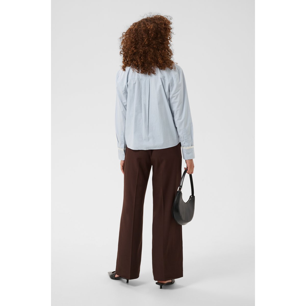 Chemise à manches longues bleu blue fog, KAFFE