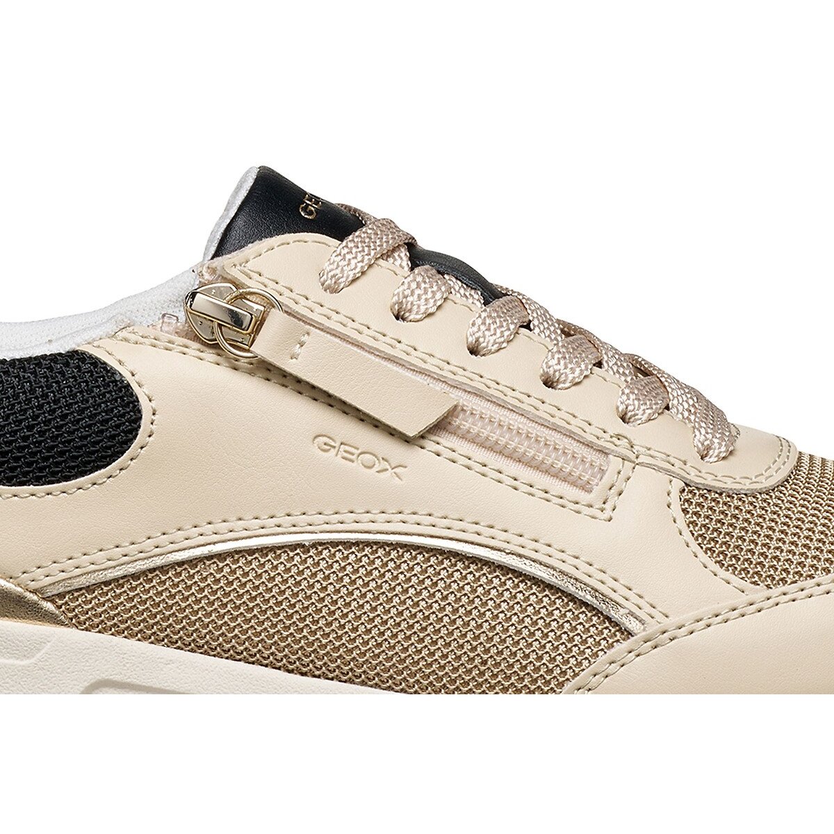 Sneakers traspiranti, BULMYA beige/nero, GEOX
