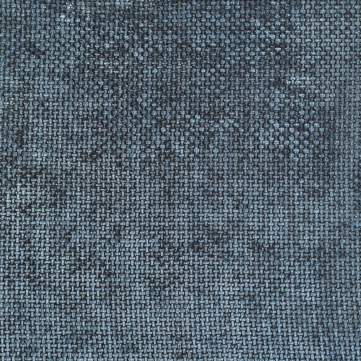 Rideau thermique et phonique velours chenille bleu, LINDER