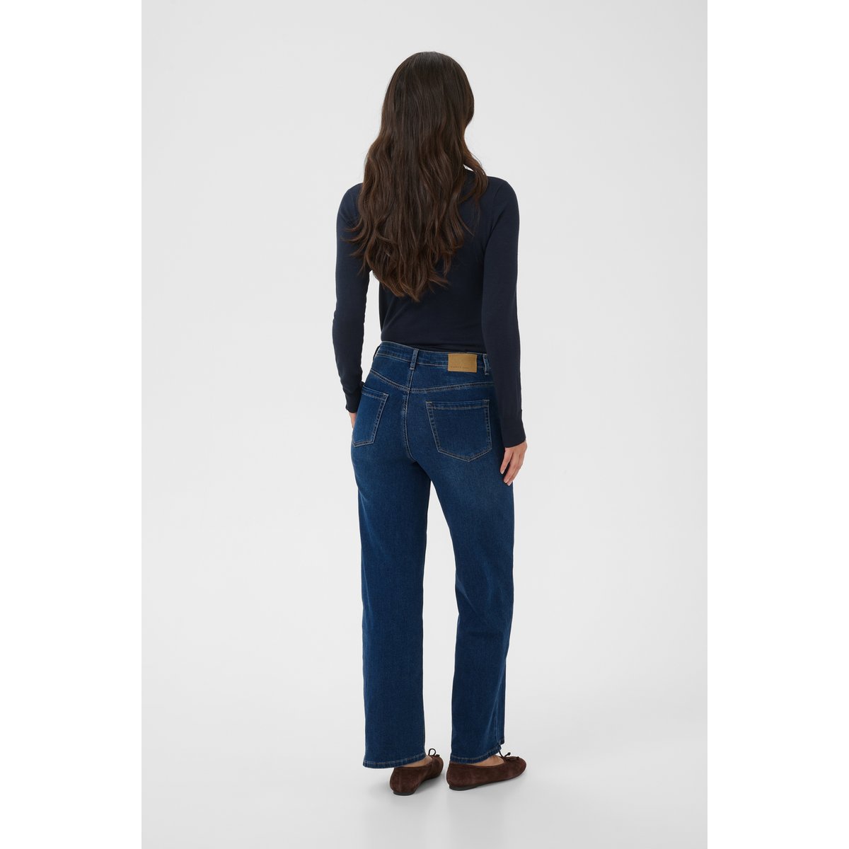 Jeans bleu medium blue washed denim, KAFFE