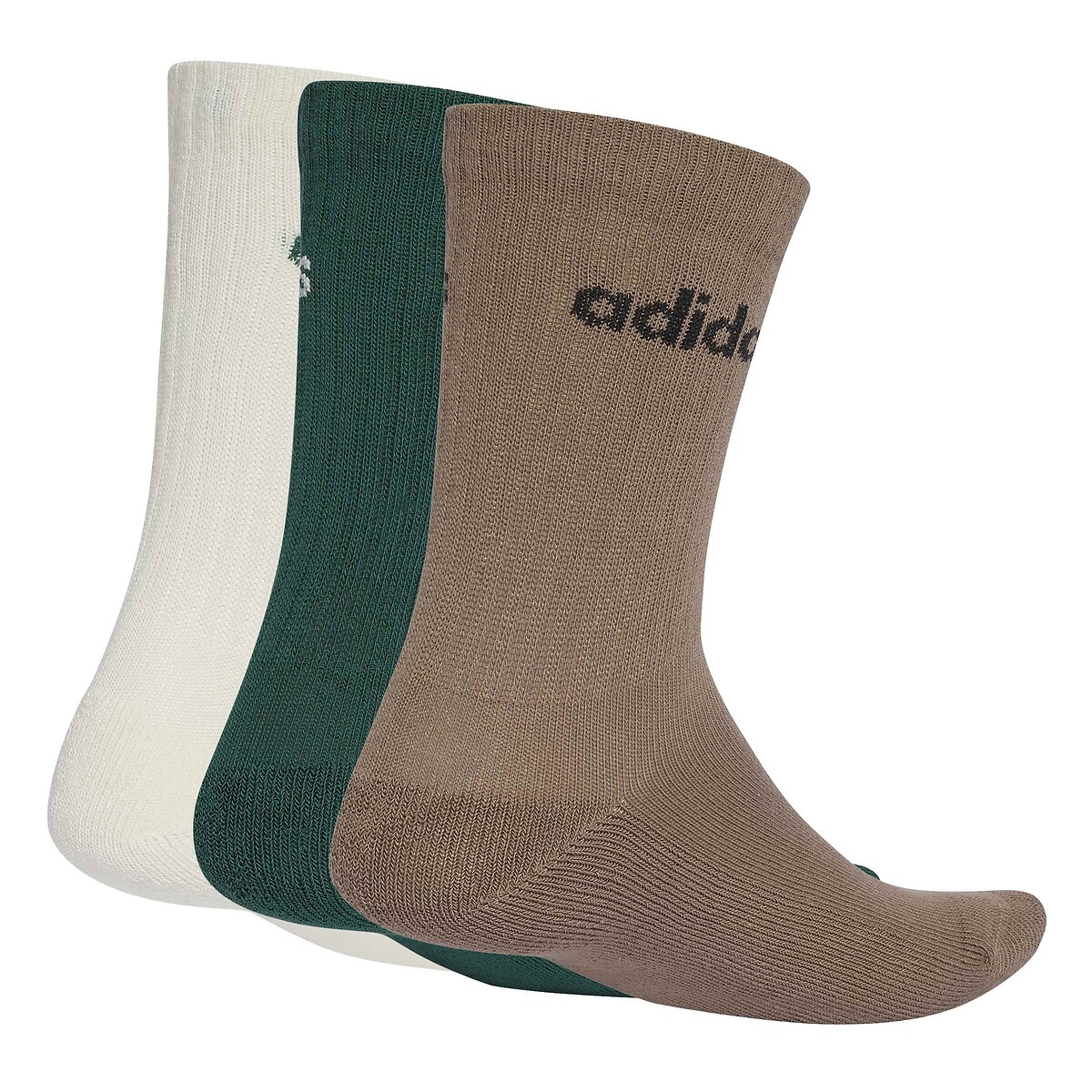 Confezione da 6 paia di calzini unisex al ginocchio ecru + verde + talpa, adidas Performance