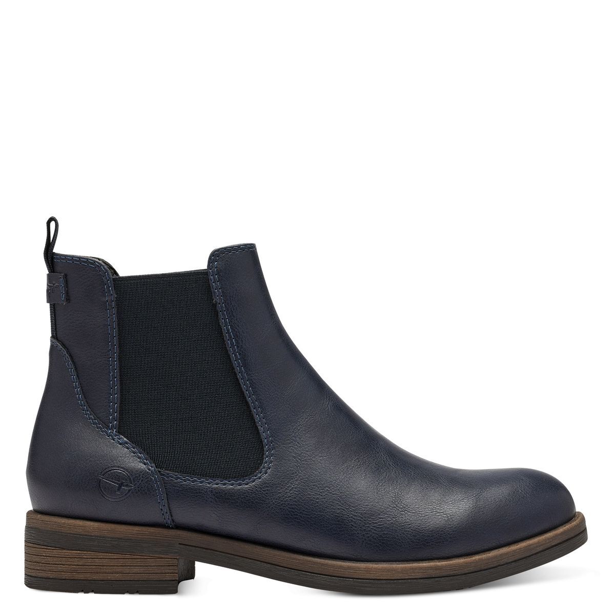 Bottines plates bleu marine, TAMARIS