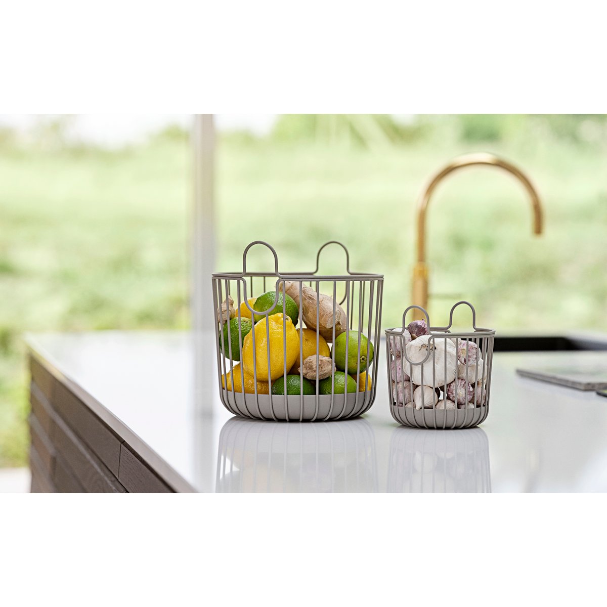 Panier INU taupe, ZONE DENMARK