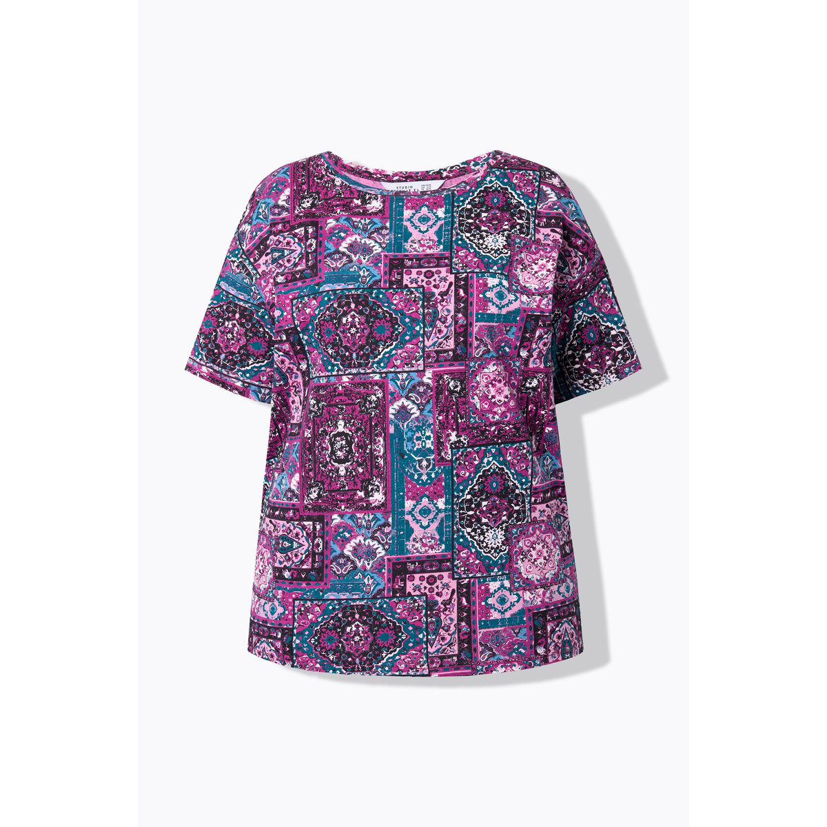 T-shirt oversize, imprimé à fleurs mûres, STUDIO UNTOLD