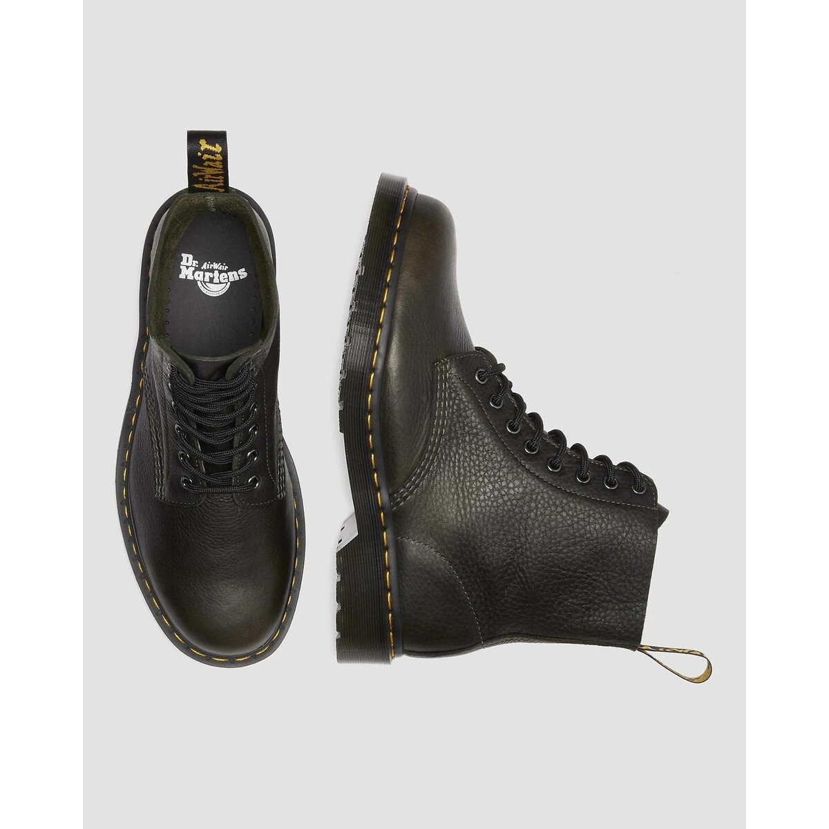 1460 Pascal Virginia Leather Ankle Boots forest green, DR. MARTENS