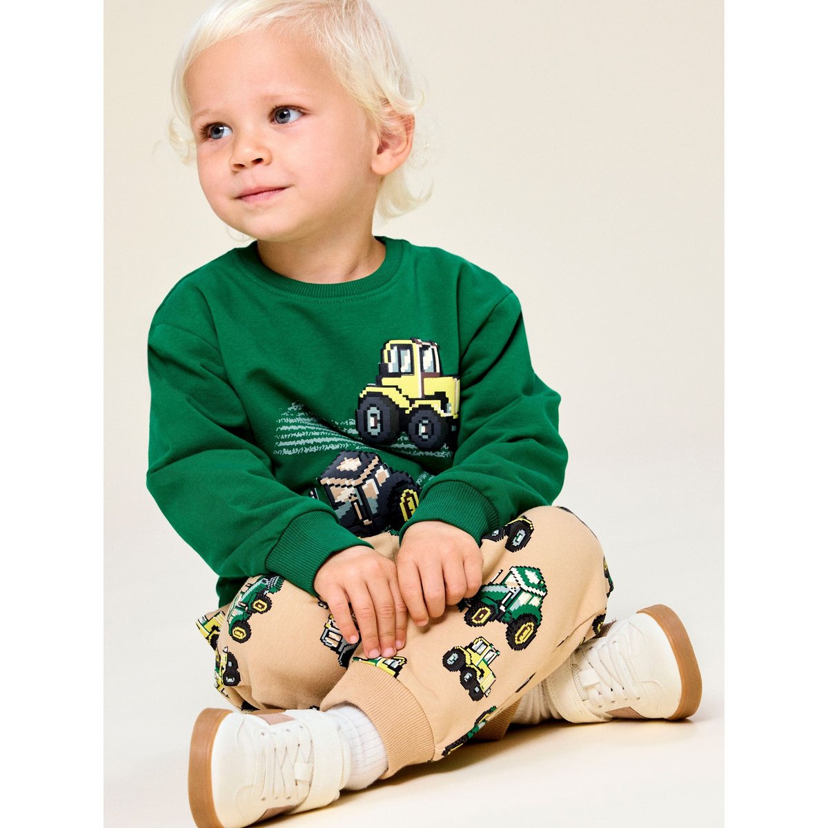 Sweat-Shirt verdant green, NAME IT