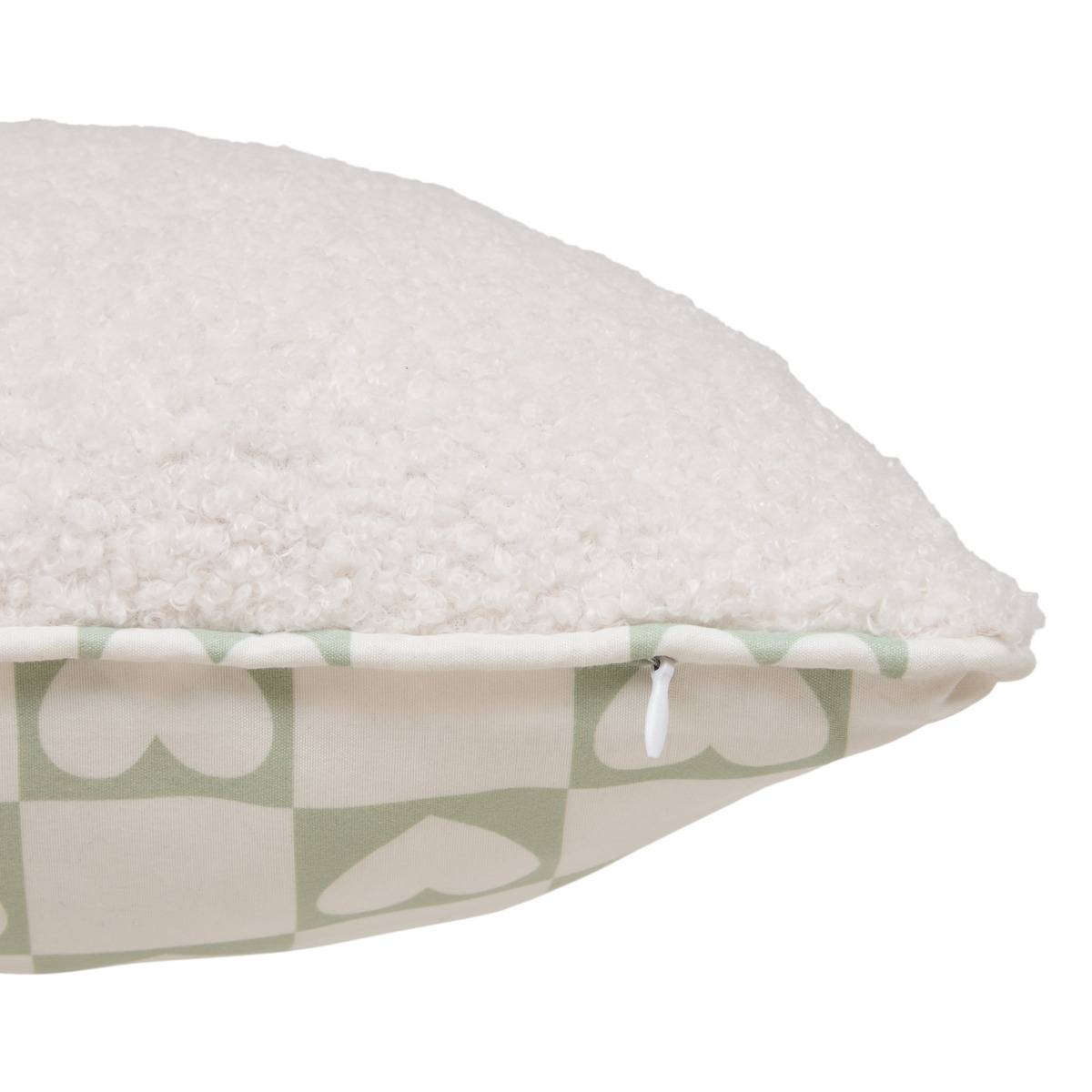 Coussin pour enfant JAIKO blanc/vert, ATMOSPHERA FOR KIDS