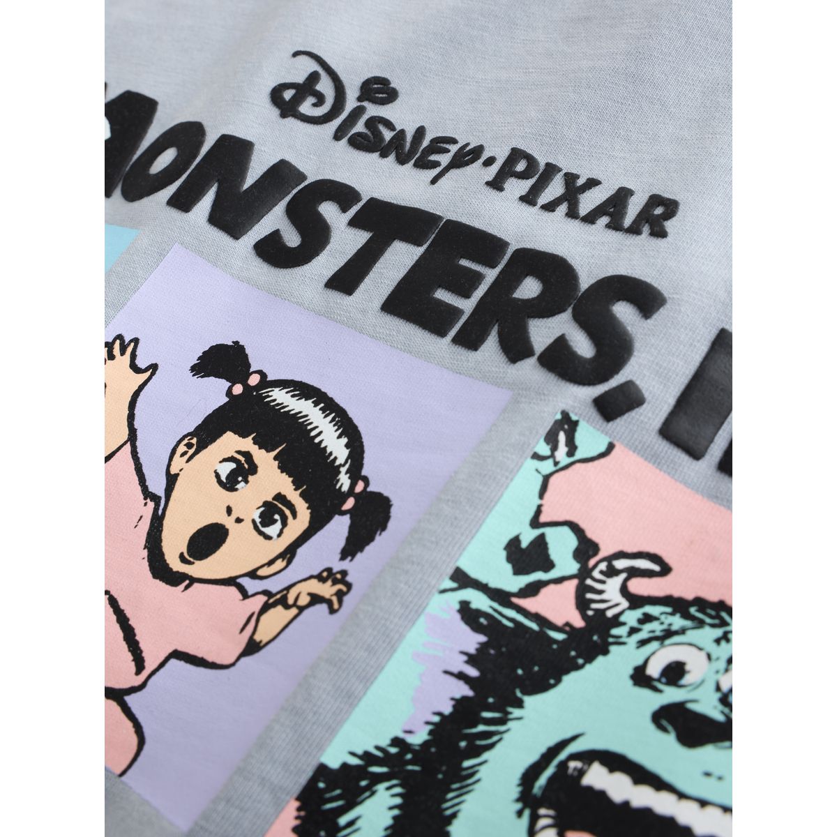 T-shirt oversize à motif charbon disney monstres et cie, NEXT