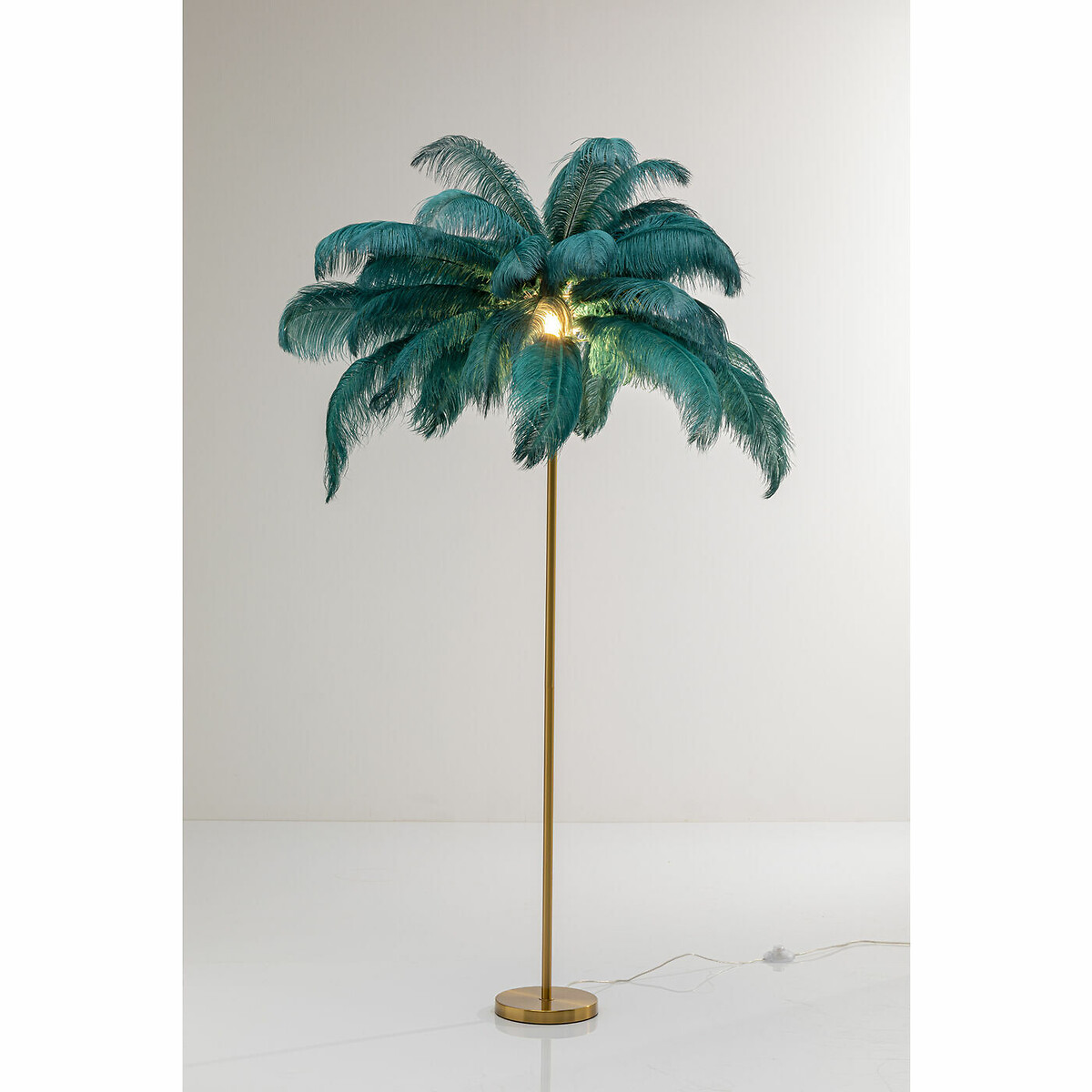 Lampadaire Feather Palm vert 165cm vert, KARE DESIGN