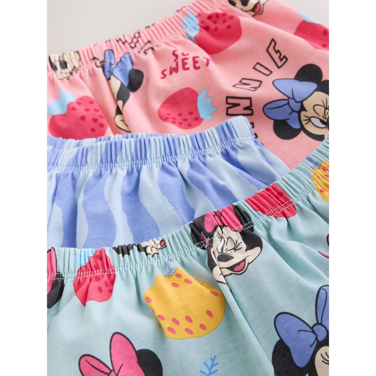 Pyjama short minnie mouse, lot de 3 multi-couleurs, NEXT