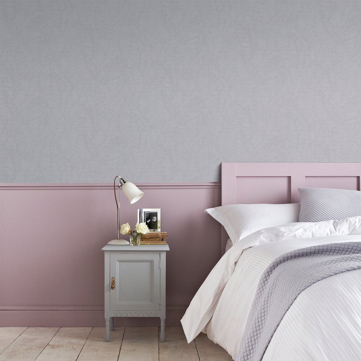 Papier peint Blad all over gris, SUPERFRESCO EASY