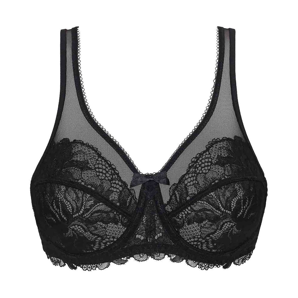 Reggiseno avvolgente Generous pizzo nero , DIM