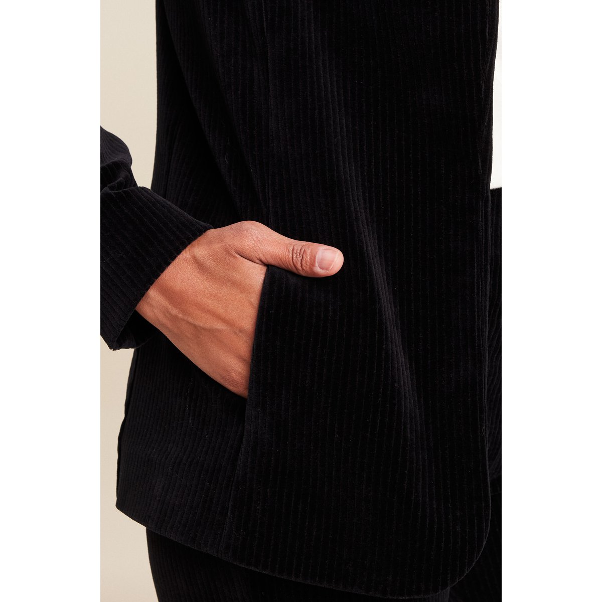 Veste tailleur velours noir, BREAL