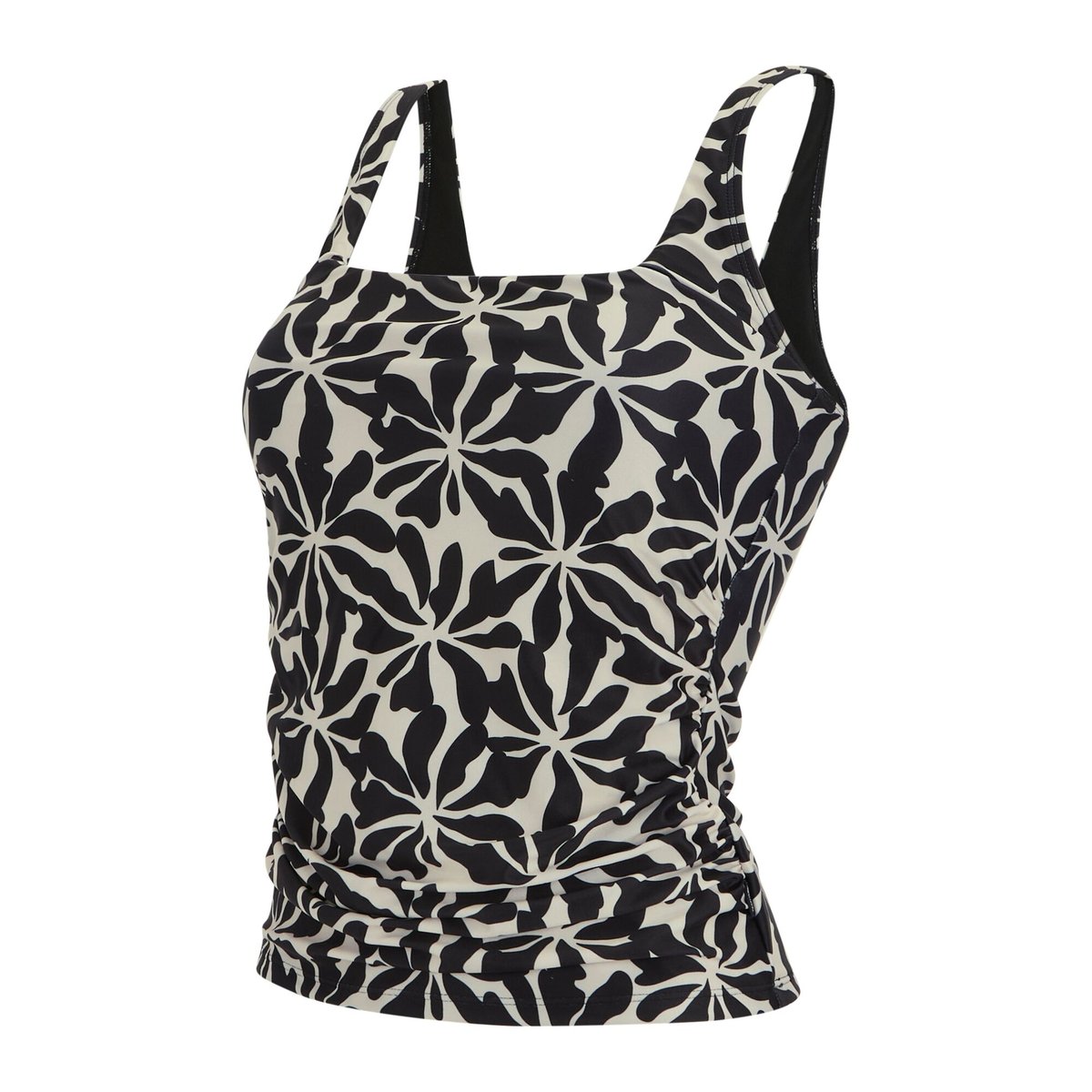 Haut de tankini motif/style floral abstrait LORIA noir, REGATTA