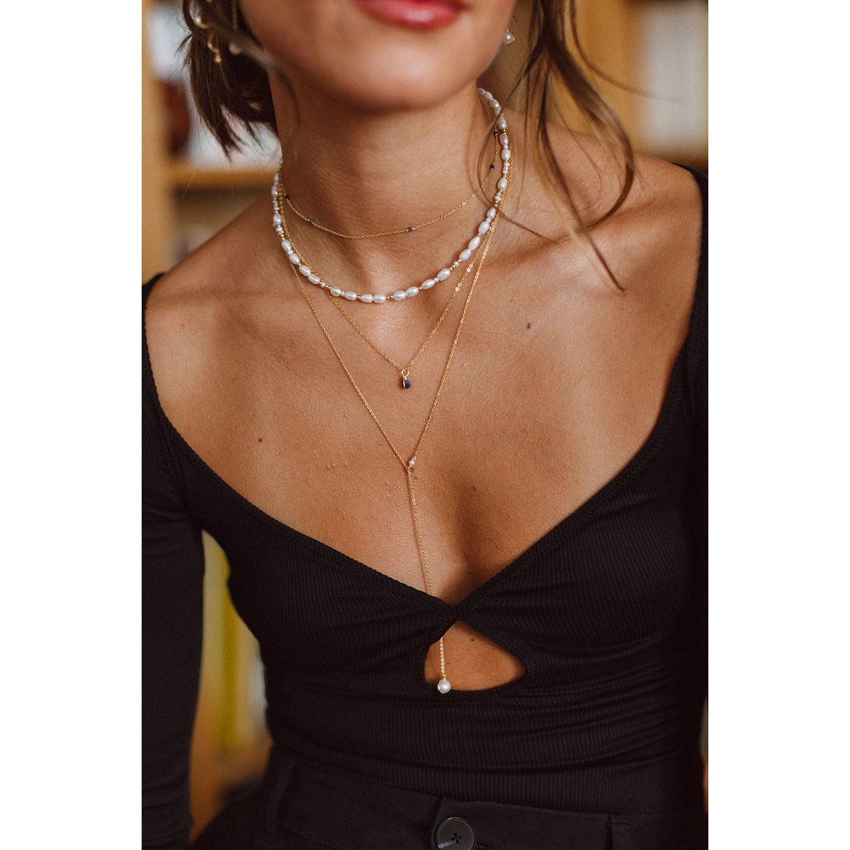 Mini pendentif Stella - Saphir saphir, YAY PARIS