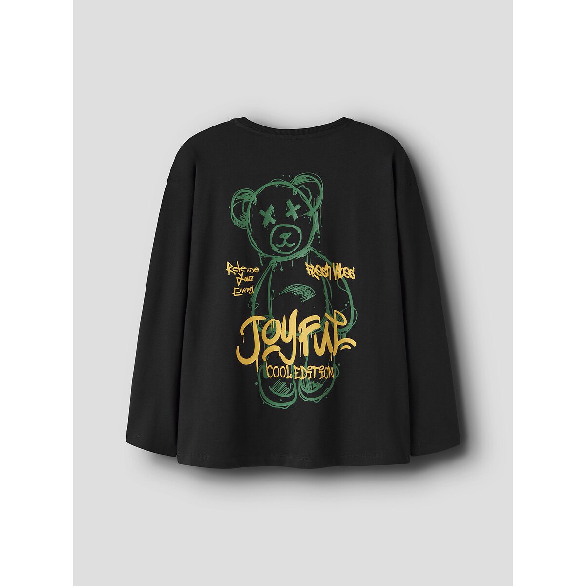 T-shirt manches longues noir, NAME IT