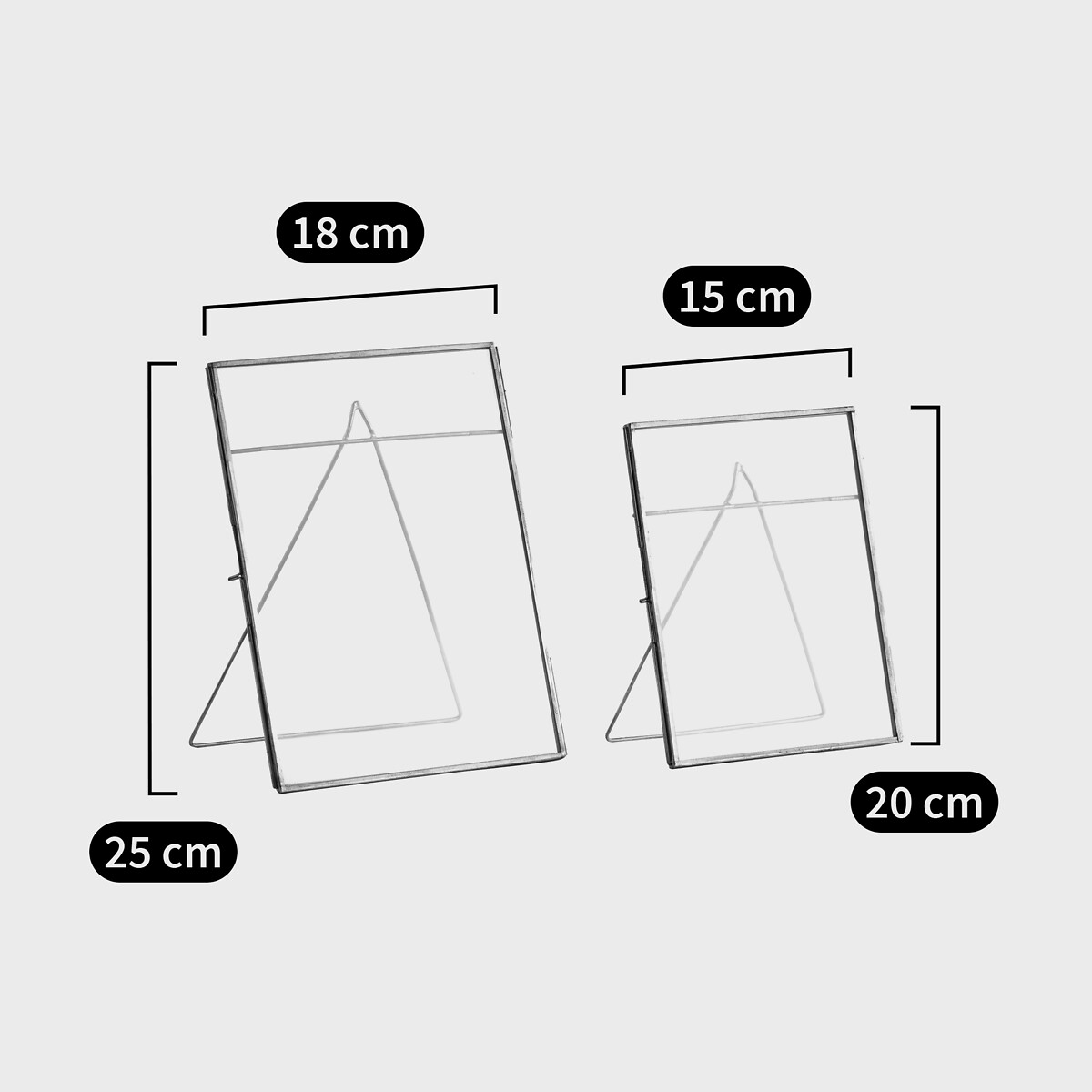 Lot de 2 cadres, Uyova laiton, LA REDOUTE INTERIEURS