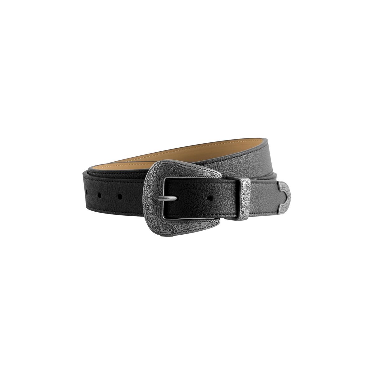 Ceinture en simili cuir noir, NEXT