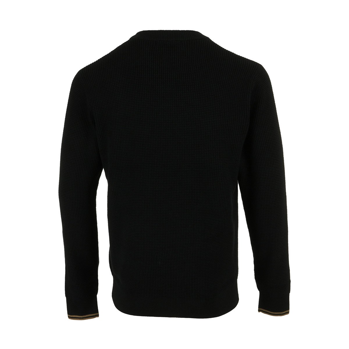 Pull Waffle stich black, FRED PERRY