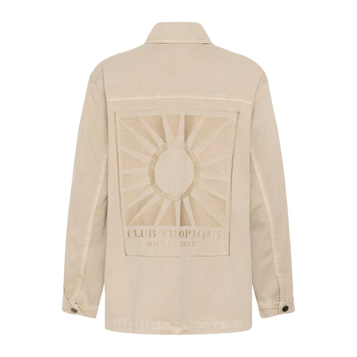 Manteau beige feather gray, KAFFE