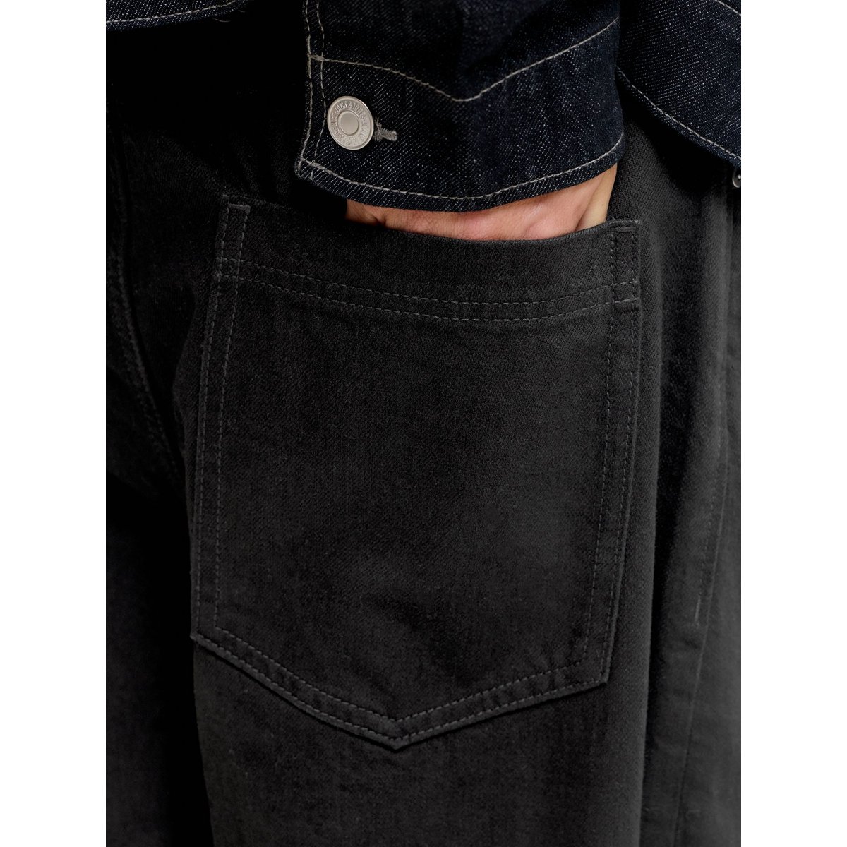 Jeans À Coupe Tonneau black denim, JACK & JONES