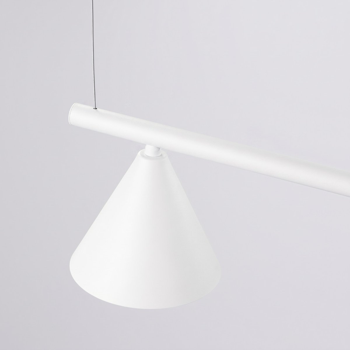 Lustre Acier Blanc E14 4 NOX blanc, EDEN