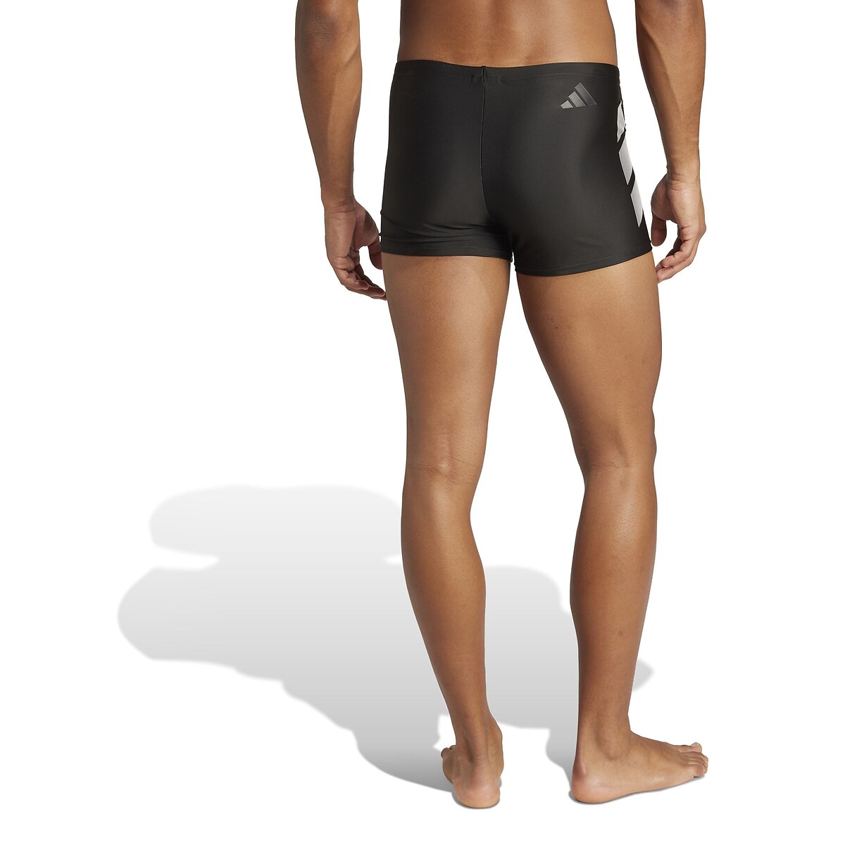 Boxer da bagno con logo grande nero , adidas Performance