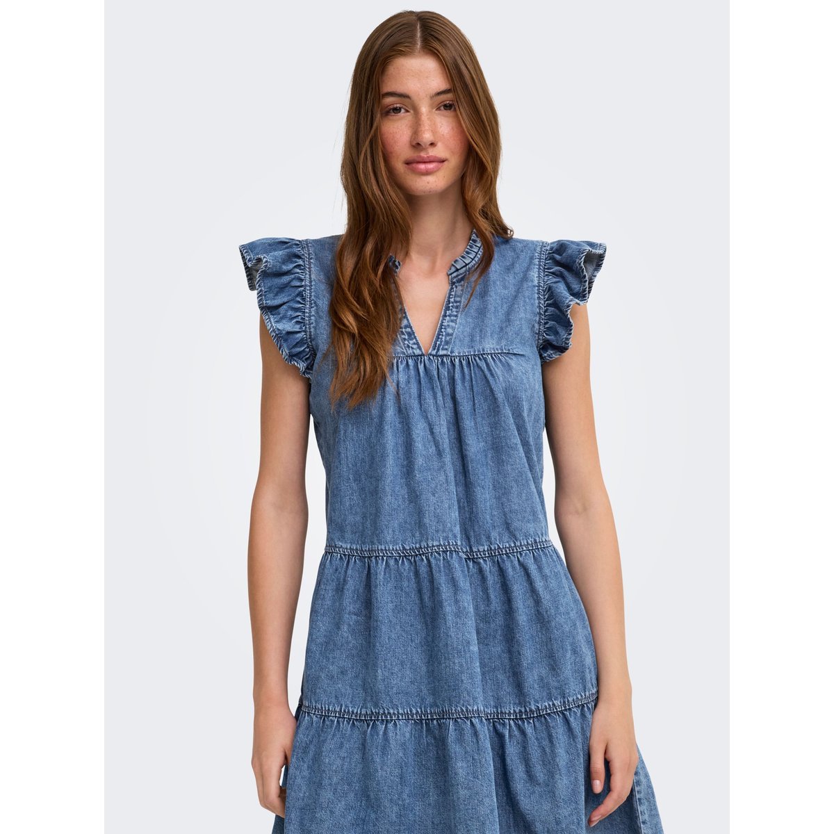Robe En Denim light blue denim 1, ONLY