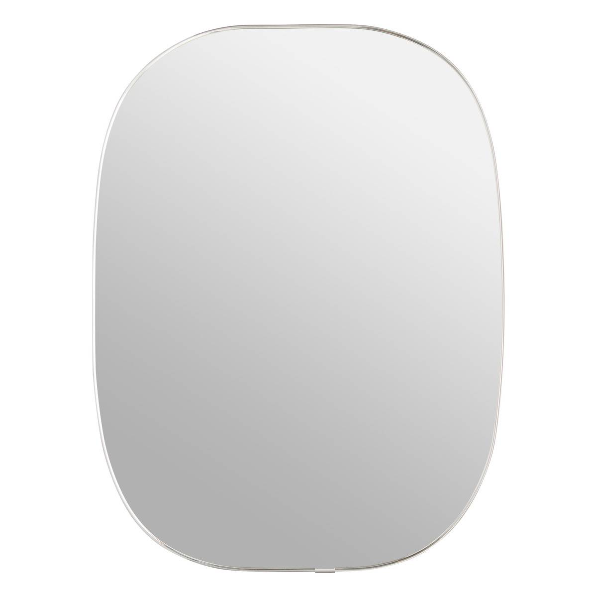 Lot de 4 miroirs muraux formes organiques ROMAN argent, ATMOSPHERA