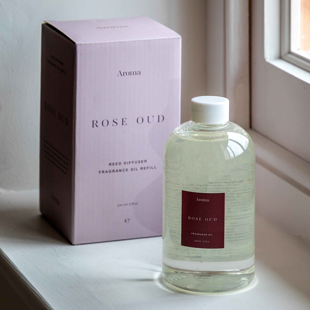 500ml Diffuser Refill Oil in Rose Oud Fragrance pink, ÉDITÉ