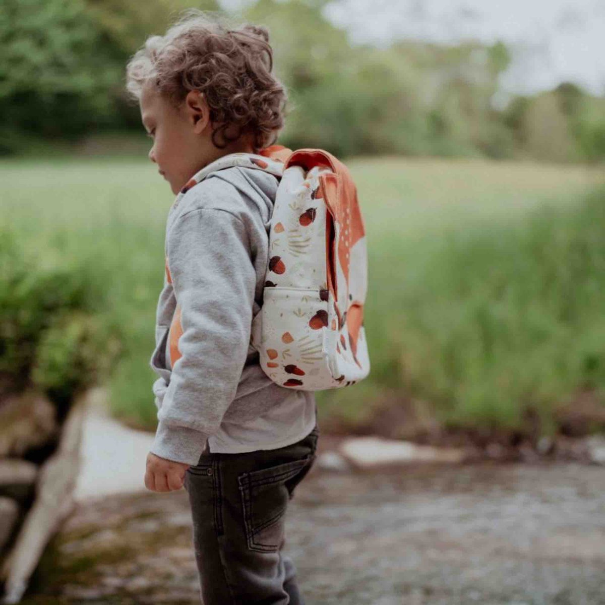 Mini sac à dos pour enfant orange, SASSI