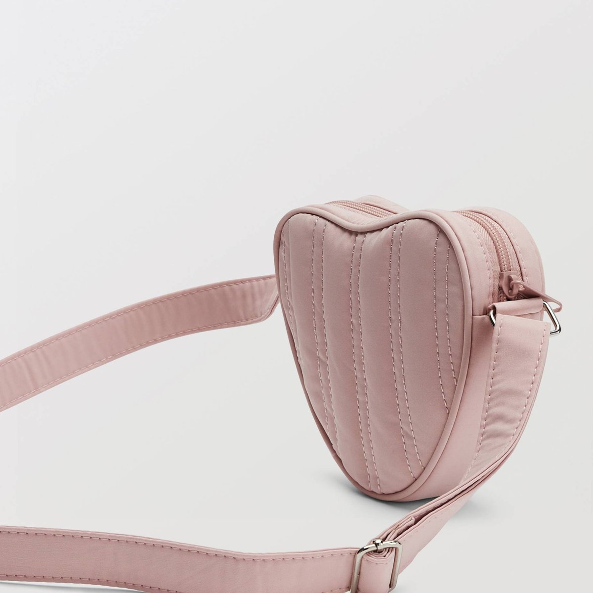 Sac matelassé en forme de coeur misty, MONOPRIX