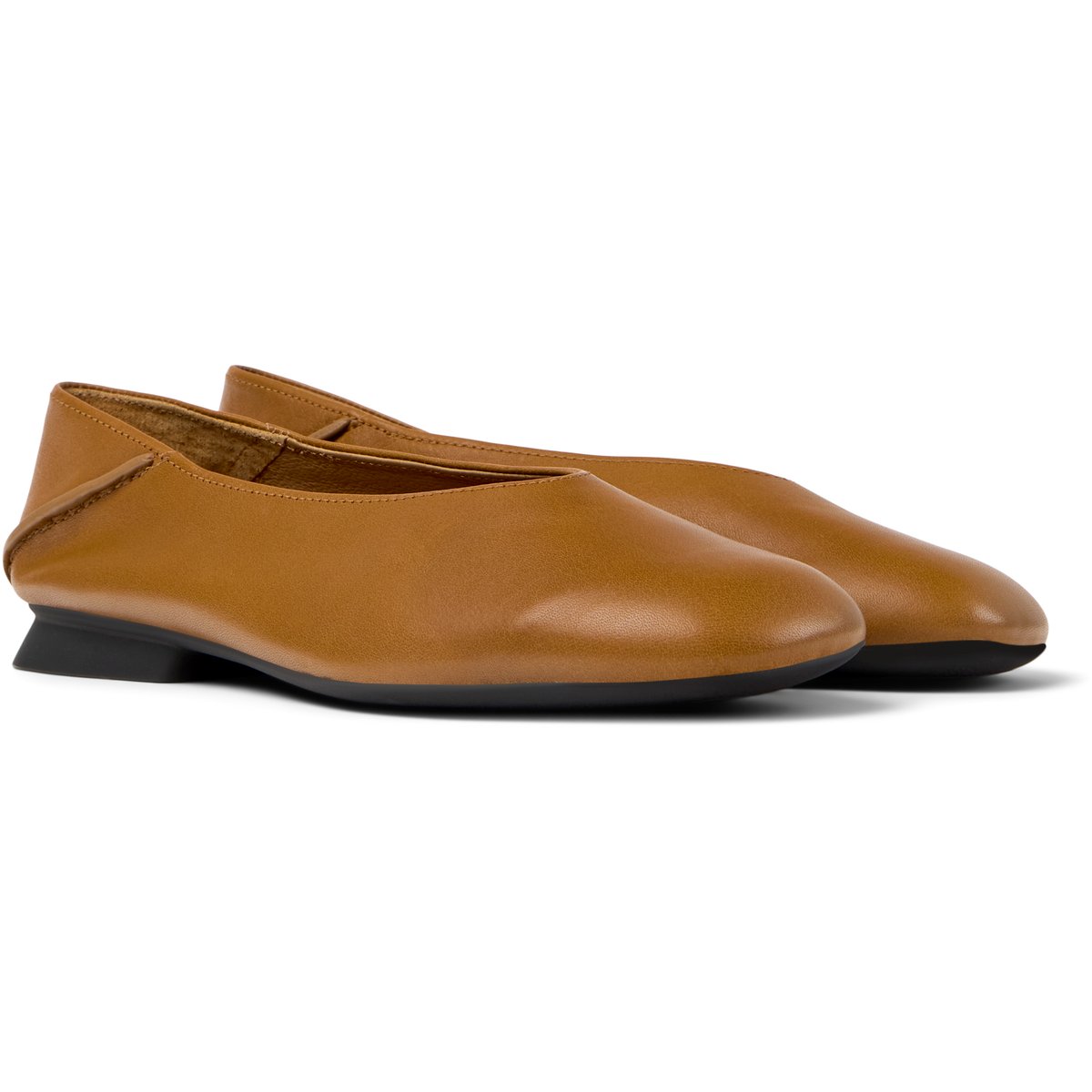 Ballerines Casi Myra Smooth Leather marron moyen, CAMPER