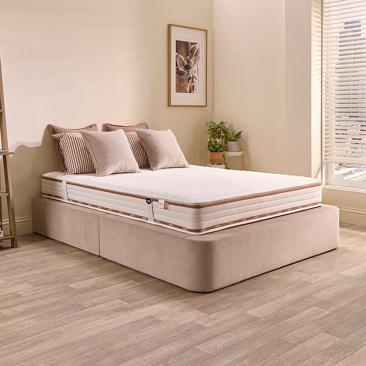 Jay-Be® Ryze Memory Hybrid Mattress white/brown, JAY-BE