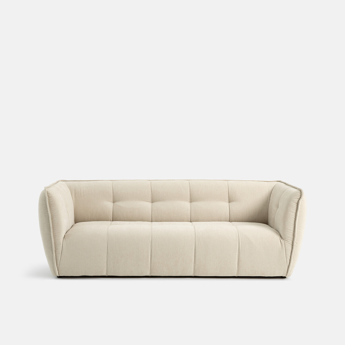 Canapé polyester chiné, 2, 3 ou 4 places, Simone beige, LA REDOUTE INTERIEURS