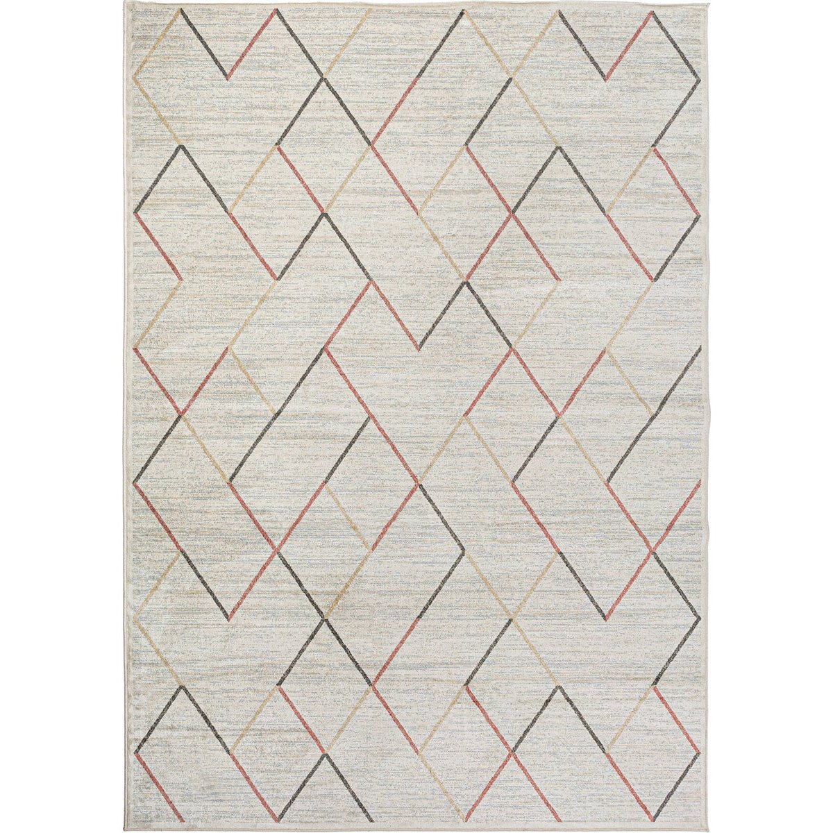 Tapis salon rectangulaire, Style contemporain beige sable doux contemporain, RECOLLECTION