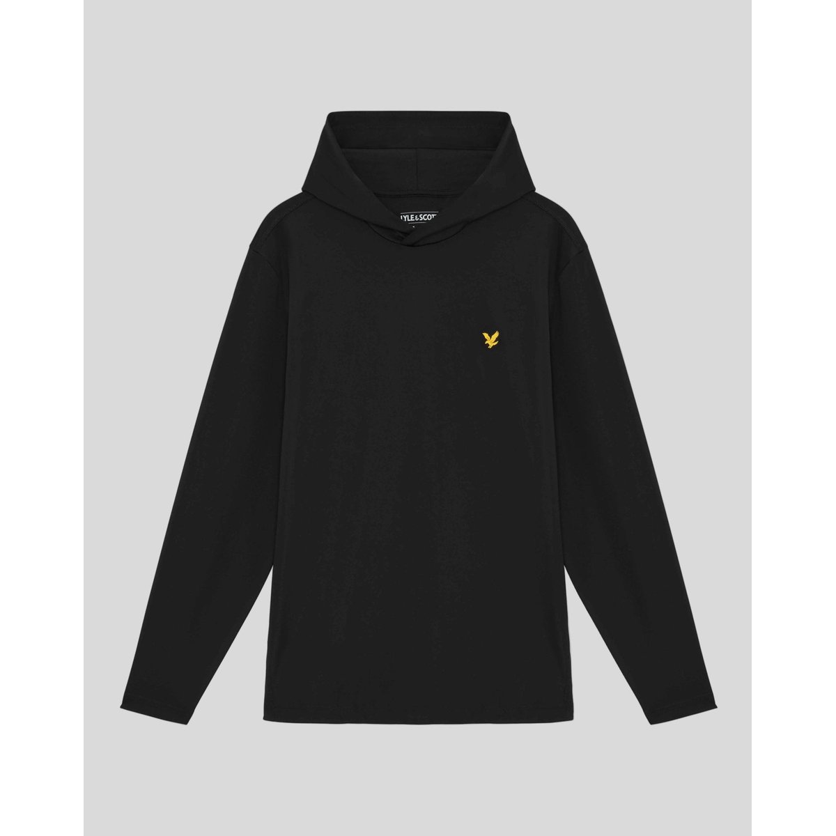Couche intermédiaire performance à capuche noir jais, LYLE & SCOTT