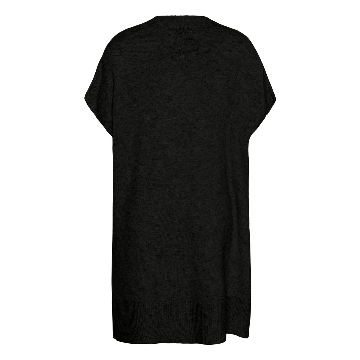 Poncho noir black deep, KAFFE CURVE