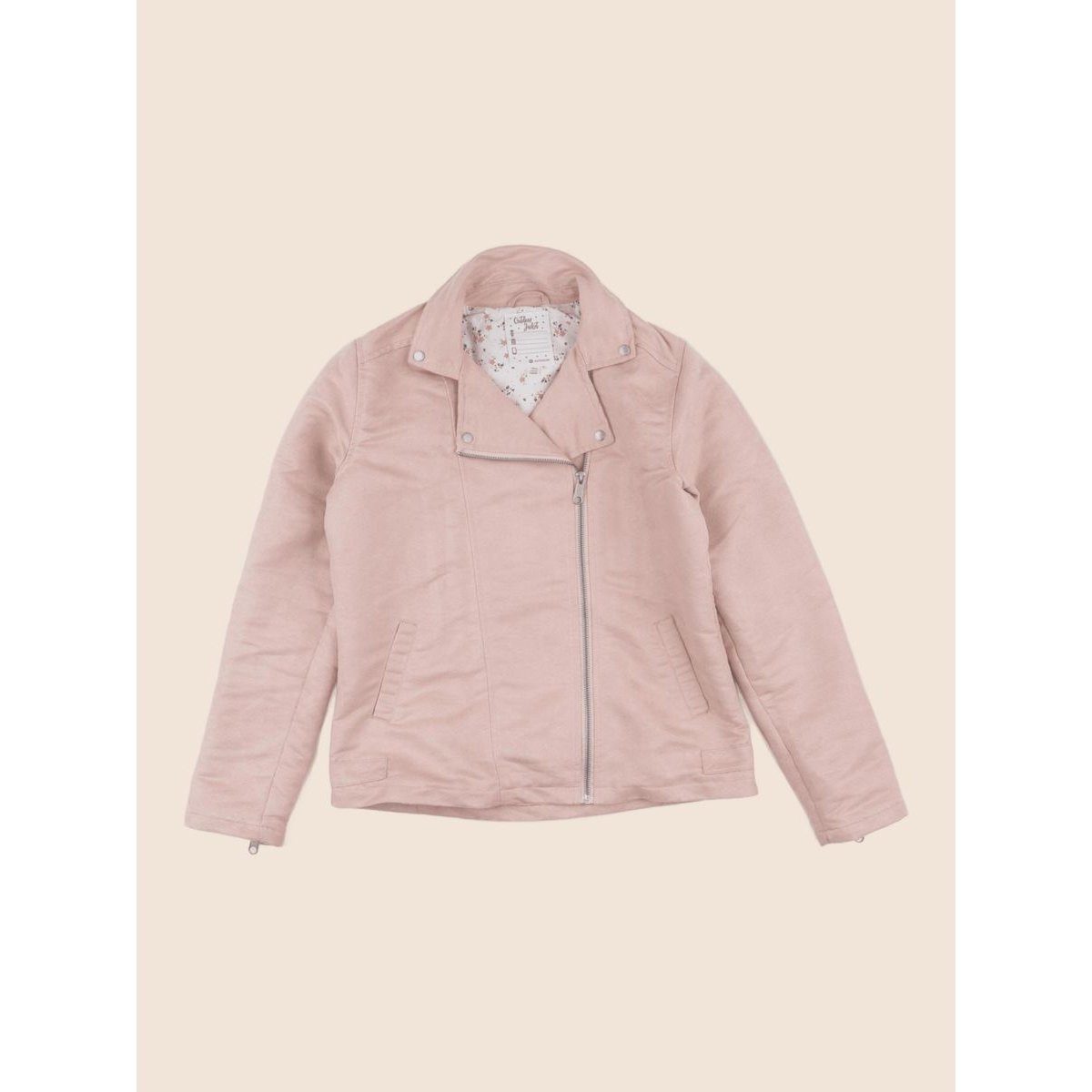 Veste simili cuir - Etat satisfaisant rose, VERTBAUDET