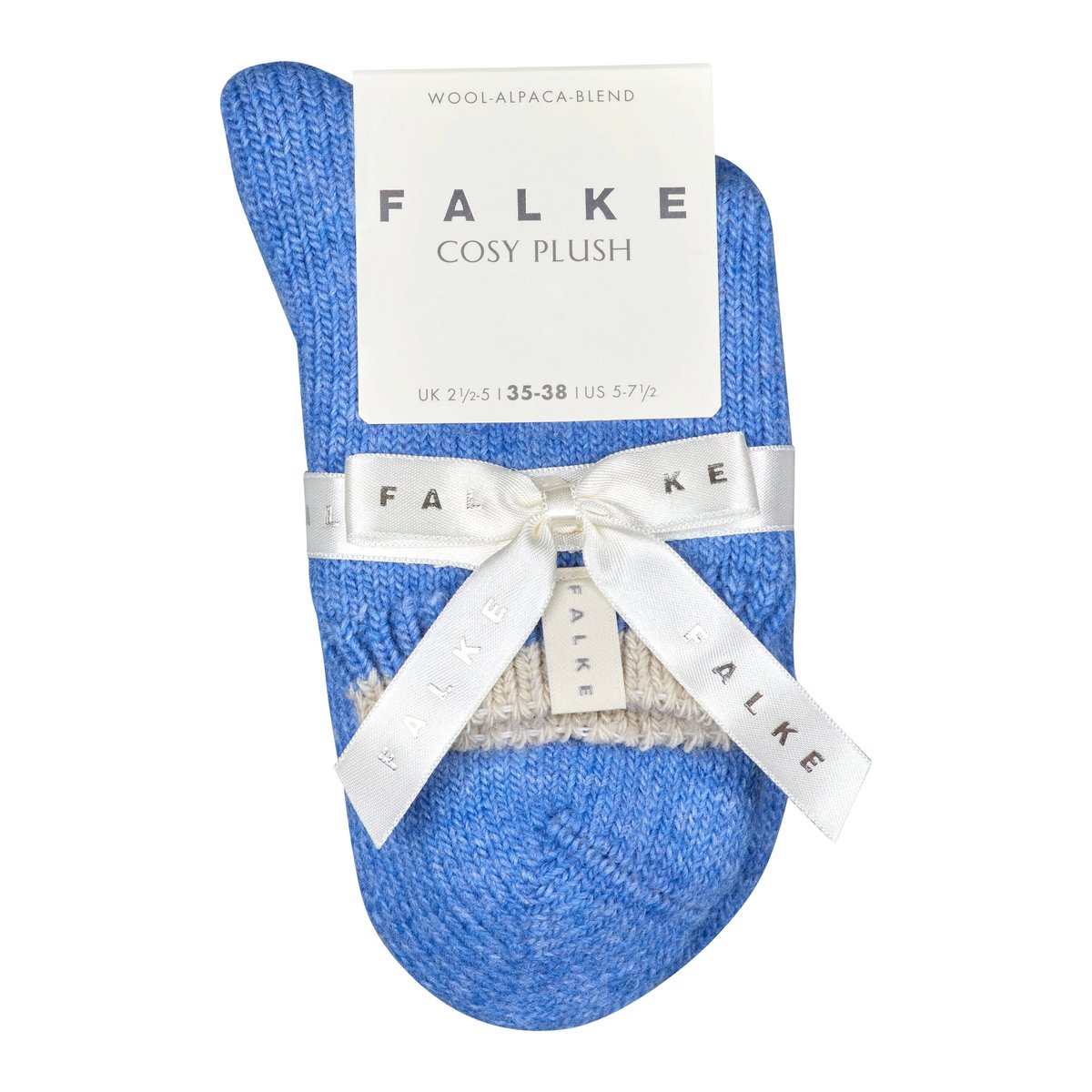 Chaussettes courtes Cosy Plush Gifting bleu, FALKE