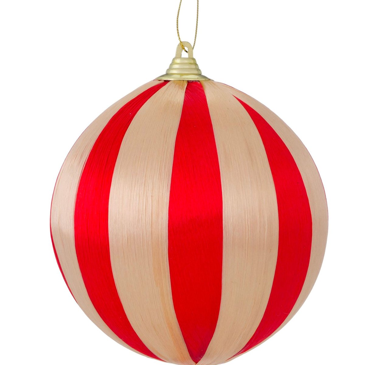 Set de 2 boules de Noël vert, rouge et doré 12cm doré, WADIGA