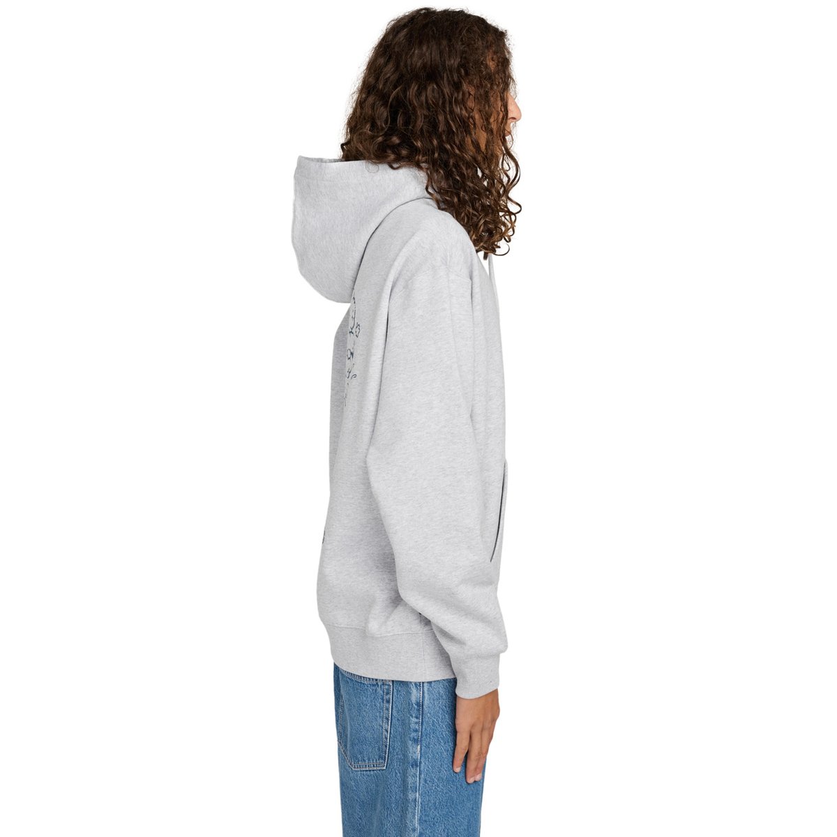 Sweat à capuche MOTION TREE PO gris mid grey heather, ELEMENT